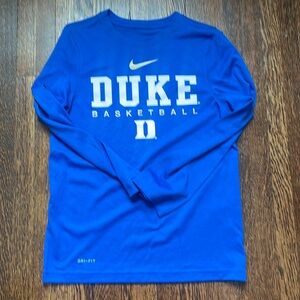 Nike Dri-fit Duke basketball long sleeve shirt